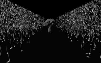 three.js webgpu - compute particles rain
