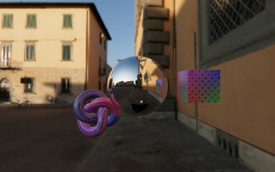 three.js webgpu - dynamic cube reflection