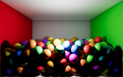 three.js webgpu - SSGI Ball Pool