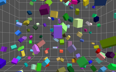 three.js xr - cubes